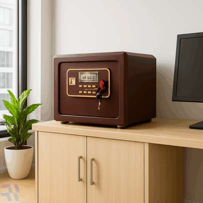Office Cabinet: Modern 20kg Steel Safe Cabinet image 6