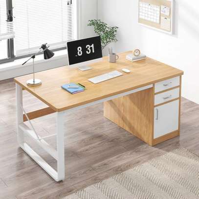 Study Desks : Home Office Study Desk with Storage image 2