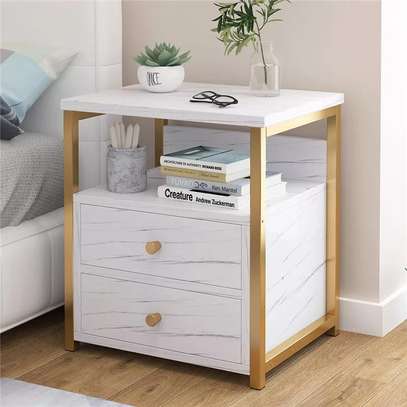 Nordic luxury  bedside cabinet image 1