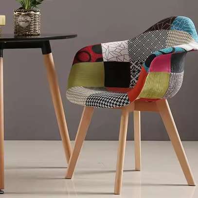 Multi-colored Armrest Chair image 2