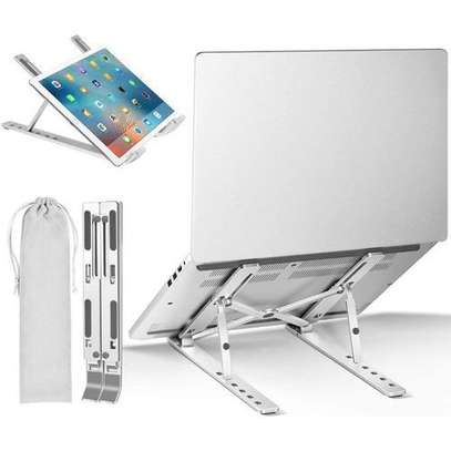 Laptop Riser Adjustable Foldable Portable Notebook Stand image 1