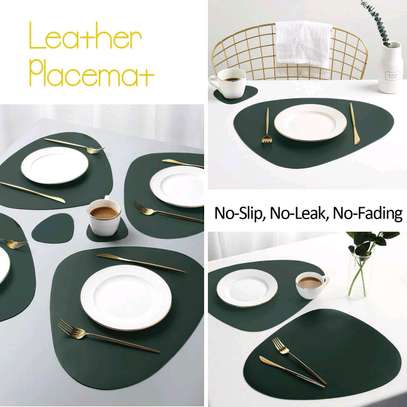 12Piece Leather Table Mats image 3