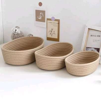 Woven Nordic Cotton Rope Storage image 3