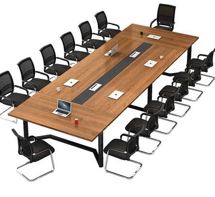 OFFICE TABLE: 2.4 Meter Boardroom Office Table image 4