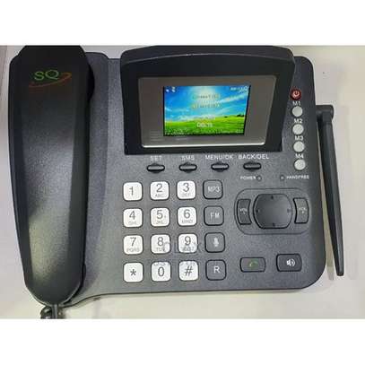 Fixed Wireless Phone Desktop Telephone Support GSM image 1