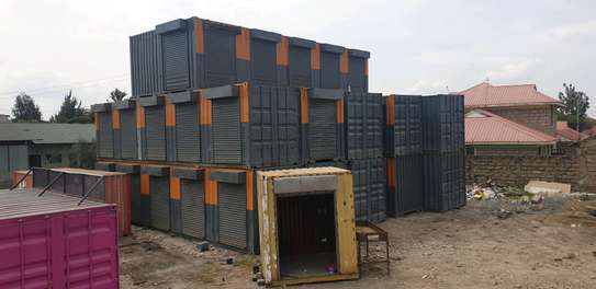40ft container stalls with 5stalls and more designs image 13