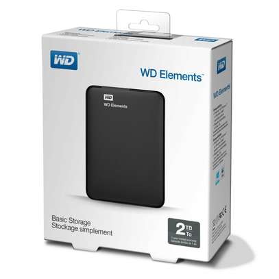 WD 2TB Elements Portable External Hard Drive HDD, USB 3.0 image 2