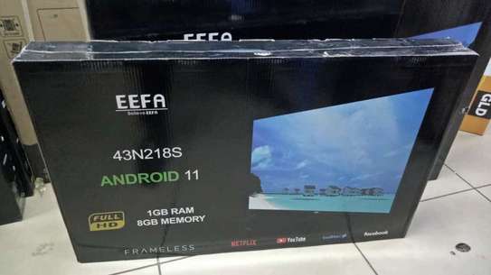 43 inch EEFA frameless smart android tv image 1