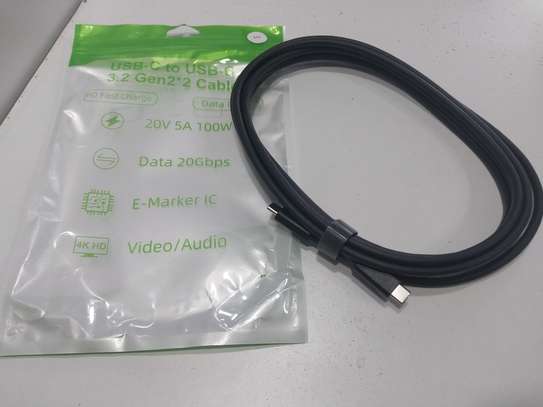 USB Gen 2 3M USB-C Male to Male PD 100W Fast Charging Cable image 3