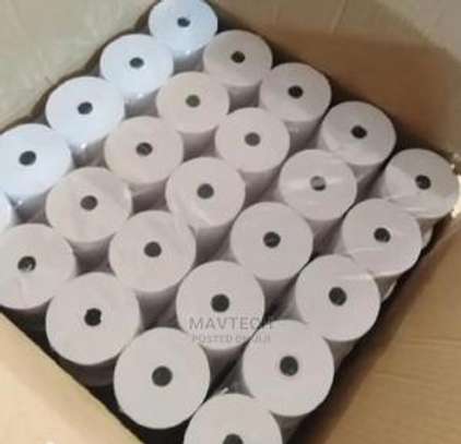 Thermal Receipt Paper Rolls 80mm 50 Pieces image 1