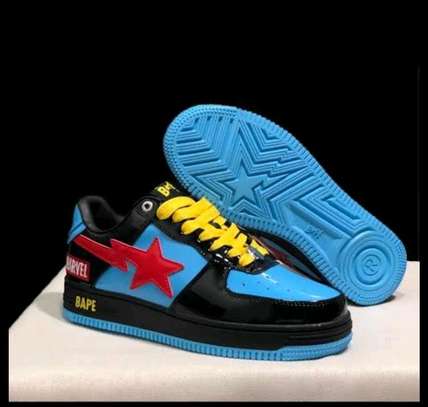 NIKE AIRFORCE MARVEL AND BAPE ...Sizes 40- 45 image 5