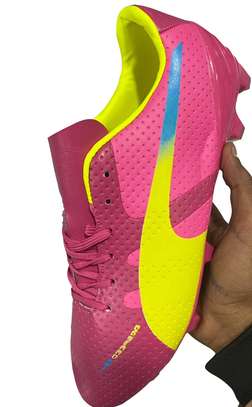 Pink-Maroon Puma evoSPEED  Men's Football Boots image 1