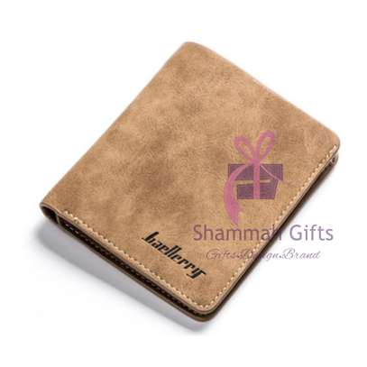 Elegant soft leather wallet. An awesome gift to your hubby, father, son, nephew... with a personalized name engraved on it. image 2