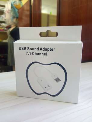 External USB Sound Card 2.0/ Computer Sound Card Adapter image 1