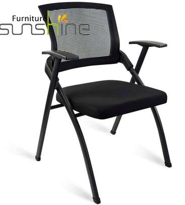 OFFICE CHAIR: Black Foldable Best Office Chair image 2