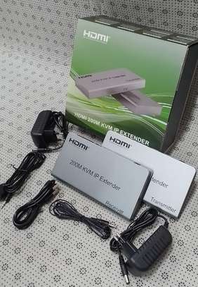 200M Hdmi KVM Extender Over Cat 6 With Usb mouse IP Extender image 2