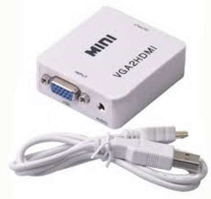 MINI COMPACT VIDEO VGA TO HDMI CONVERTER image 1