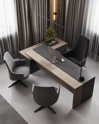 Office Desk: 1800mm Executive Luxury Large L Shape Desk image 2