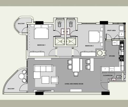 2 bedroom apartment on Kirichwa Road, Kilimani. image 8