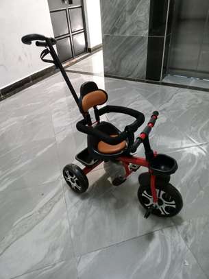 Kids Tricycle Boys and Girls Rear Big Basket image 1