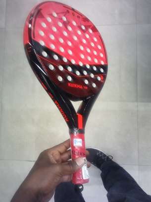 Adult Padel Racket red black 360 grams image 11