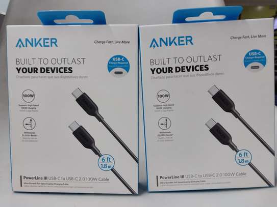 Anker PowerLine III USB-C to USB-C 100w Cable (6ft) 1.8M image 2