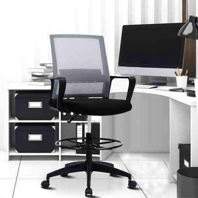 Office Chair: Adjustable Cashier Office Reception Chair image 3