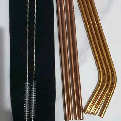 STAINLESS STEEL REUSABLE STRAWS image 1