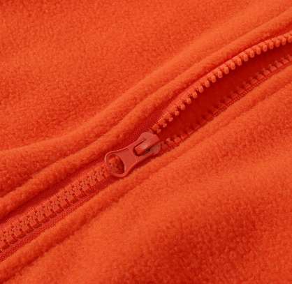 Orange School Fleece Jackets image 3