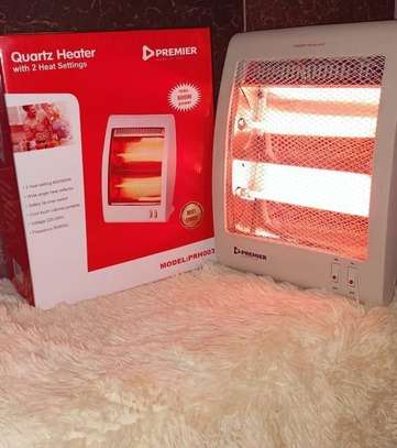 Quartz room heater  800watts  -2 heat setting image 1