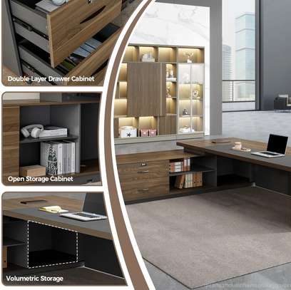 Office Desk :  1.8 Meter Executive L-Shaped Desk image 4