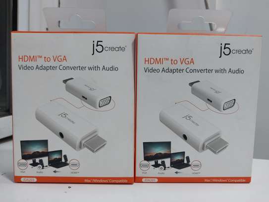 j5create  HDMI to VGA Video Audio Adapter (JDA203) image 2