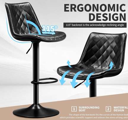 Office Stool: Height Adjustable Swivel Office Stool image 2