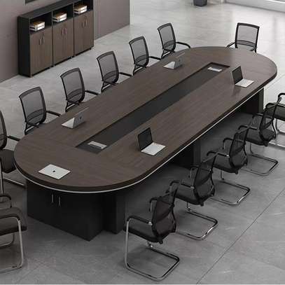 Boardroom Table: Long Facilitating Halls Boardroom Table image 2