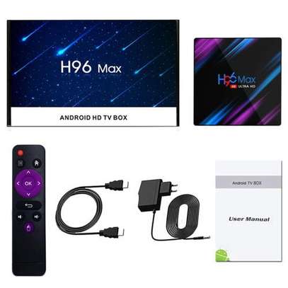 H96Max 10.0 TV Android Box/4GB Ram/64GB Storage. image 1