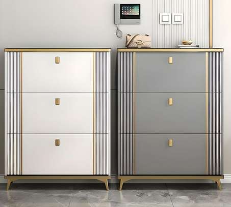 Office Cabinet : Modern Adjustable Shoe Rack Cabinet image 4