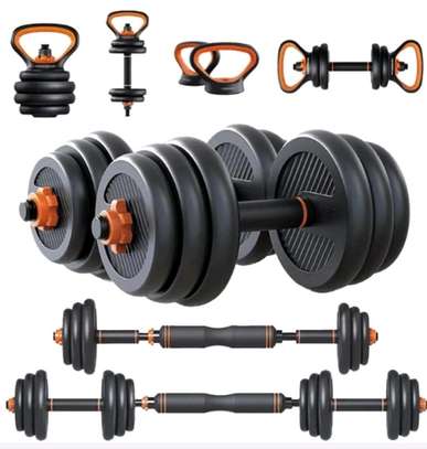 Dumbell 40 kg with burbell image 1