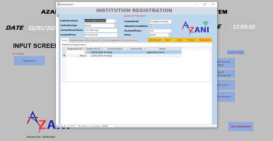 Azani ISP Information System image 3