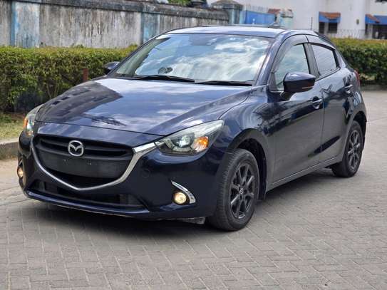 Mazda Demio petrol Dark Blue 2018 2wd image 2