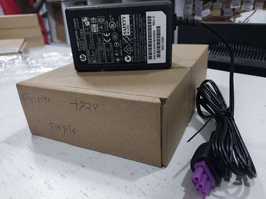 HP 22V 455MA Purple Port Printer Power Adapter image 2