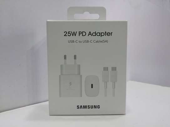 Samsung 25W Adapter with USB Type-C to Type-C Cable image 3