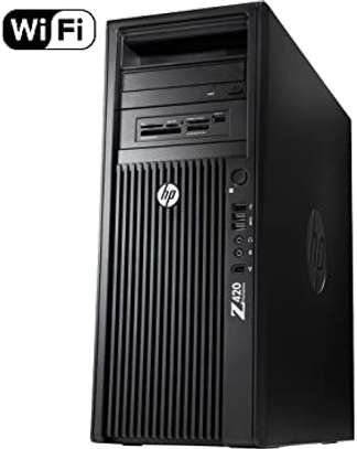 Hp Z420 Xeon E5-1603 2.8ghz 16gb ram 600gb hdd Nvidia Quadro NVS315 1gb graphics card image 2