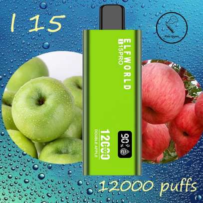 ELFWORLD I15 PRO 12000 Puffs Vape – Double Apple image 1