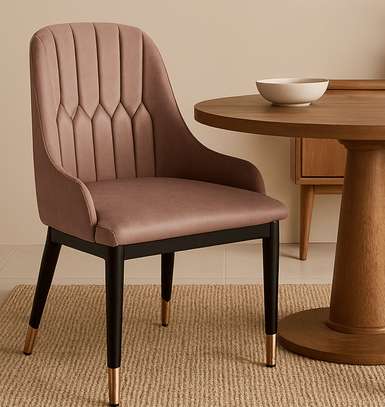 Dining Chair: Luxury Upholstered Home Office Dining Chair image 1