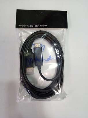1080P HD Displayport DP Input To HDMI Output Cable 3 Meters image 1