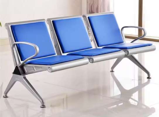 Customizable Stainless Steel Waiting Chair image 6