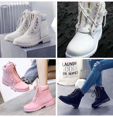 Ladies Fashion Sneakers Boots image 1
