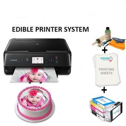 Canon Edible Printer With Frosting Sheets &100ml Each Bottle image 1