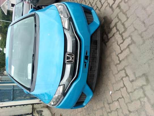 Honda Fit hybrid blue image 7