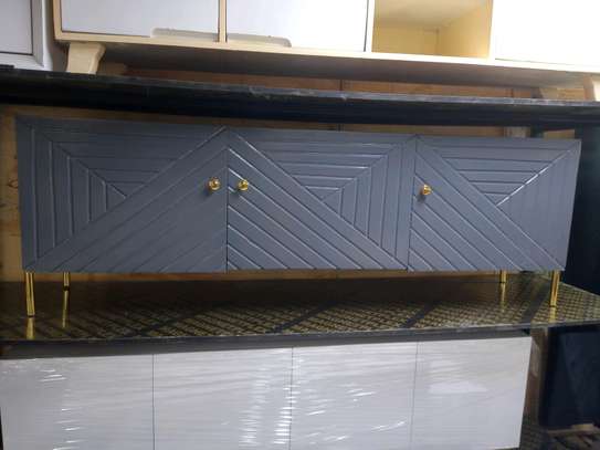 TV stand made by hand wood image 4